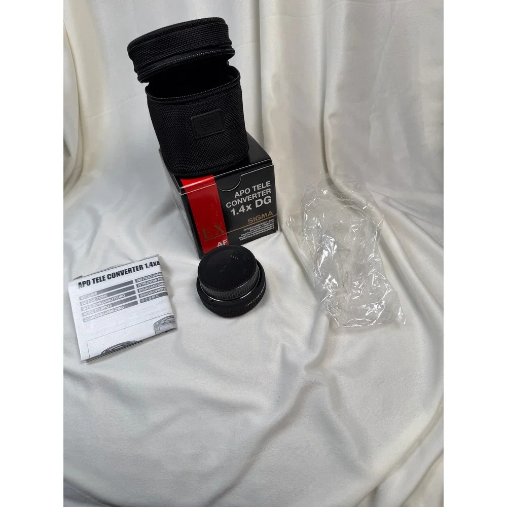 New Sigma APO Tele Converter 1.4x DG EX AF for Nikon AF-D with Case and Box
